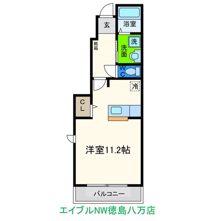 メゾンリヴィエールCの物件間取画像